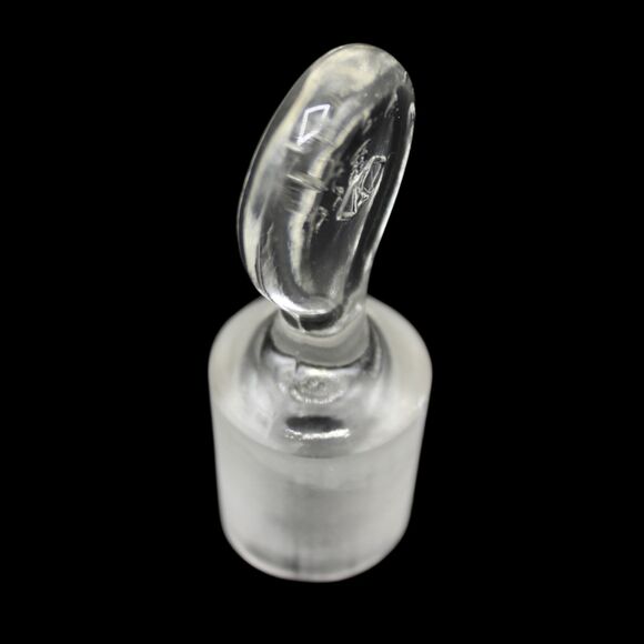 Vintage Kimble Science Lab Glass No. 22 Stopper Kimax Borosilicate Tapered Plug - Picture 6 of 7